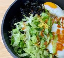 Cheesy Squid Rice Bowl