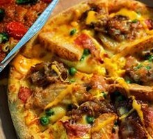Teriyaki Beef and Potato Pizza