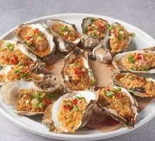 Steamed Miyagi Oysters with Garlic