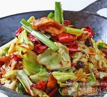 Spicy Stir-Fried Cabbage