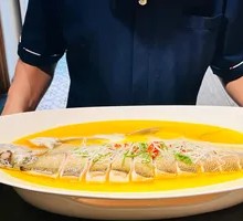 Steamed White Fish with Chicken Broth