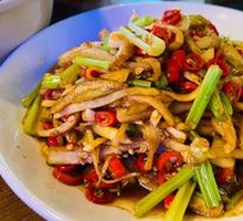 Sour Radish with Beef Tripe