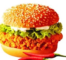 Spicy Chicken Leg Burger