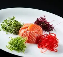 Organic Vegetable Stir-fried Salmon