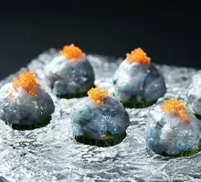 Hand-Beaten Sturgeon Caviar Black Tiger Shrimp Ball