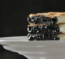 Black Sesame Sweet Rice Cake