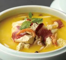 Chicken Soup with Hand-Torn Tofu