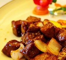 Black Pepper Abalone Mushroom Beef Cubes