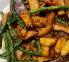 Stir-fried Long Beans with Eggplant