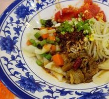 Oil-Poured Noodles