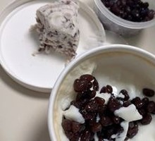 Red Bean Double-Layer Milk Pudding