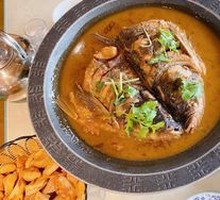 Fish Head with Naan