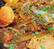 Chicken and Pork Rib Pot