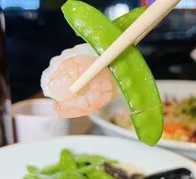 Snow Peas with Yam Stir-Fried with Shrimp