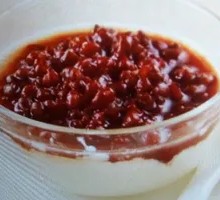 Blueberry Double-Layer Milk Custard