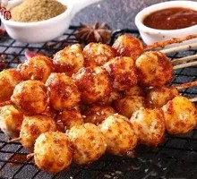 Grilled Elastic Fish Balls