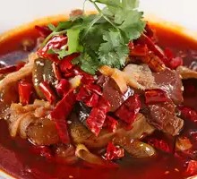 Spicy Dan Dan Noodles with Blood Sausage