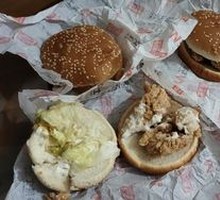 Spicy Double Chicken Burger