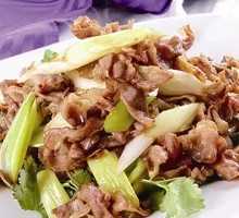 Scallion Stir-Fried Lamb