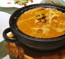 Sea Urchin Tofu in Stone Pot