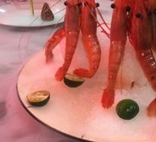 Soft-shell crab, shrimp, and abalone sashimi