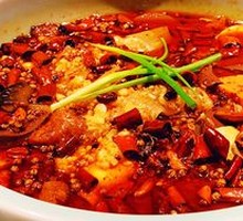 Spicy Sichuan Blood Duck Hot Pot
