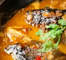 Fish Head with Flatbread