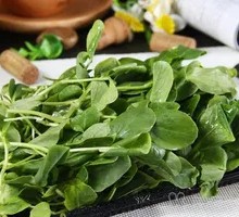Fried Pork Crumbs with Mustard Greens