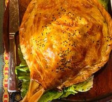 Bread-Crusted Lamb Leg