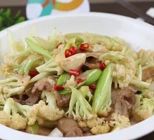 Stir-Fried Organic Cauliflower