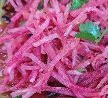 Cold-mixed radish salad