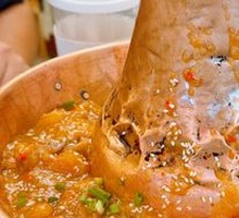 Toasted bread pot stewed chicken