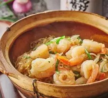 Garlic Shrimp Ball in Glass Noodles