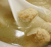 Winter Melon and Pork Dumpling Soup