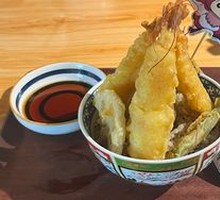 Pterosaur Tempura Shrimp Rice Bowl
