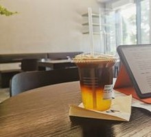 Plum Sparkling Americano