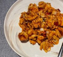 Peach Kernel Gongbao Shrimp