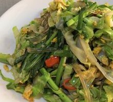 洋白菜炒粉丝