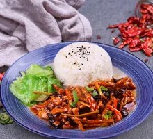 Fish-Flavored Shredded Pork Rice Bowl