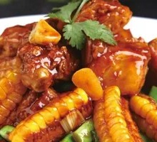 Corn and Green Bean Braised Spare Ribs