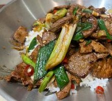Stir-Fried Pork Liver Power Bowl