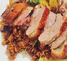 Grilled Chicken Leg & Char Siu Rice