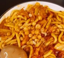 Sour Cabbage Chicken Fried Rice Noodles