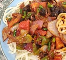 Fried Meat Noodles