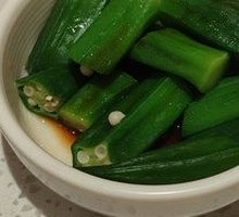 Drained Okra with Sauce