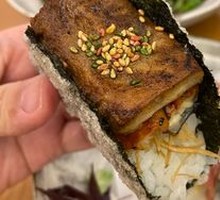 Eel Foie Gras Burdock Tacos