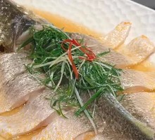 Steamed Large Yellow Croaker with Chicken Broth