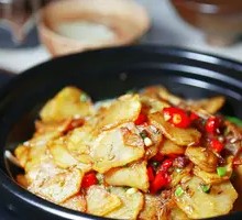 Mini Potatoes with Thin Slices