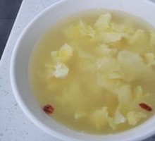 Egg Tofu Soup with Fermented Rice