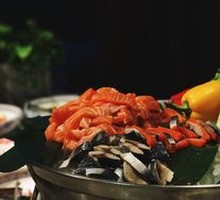 Freshly Sliced Salmon